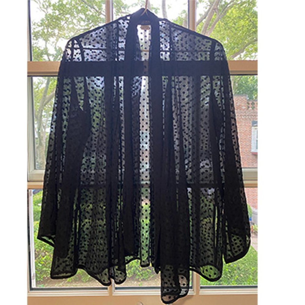 Camille Morgan Vintage Sheer Silk Jacket